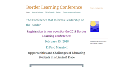 Desktop Screenshot of borderlearningconference.org